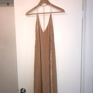 NEW Beautiful velvet halter Dress
